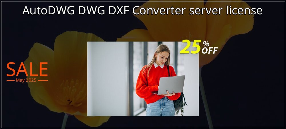 AutoDWG DWG DXF Converter server license coupon on National Pizza Party Day deals