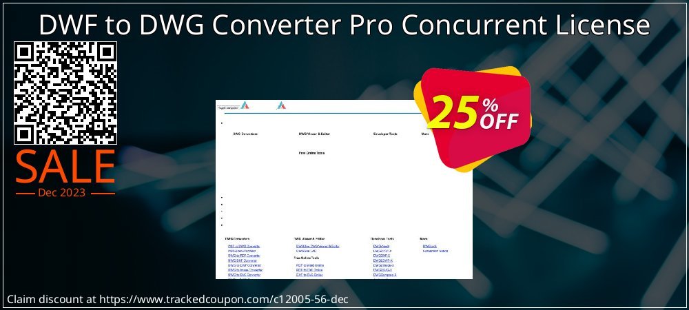 DWF to DWG Converter Pro Concurrent License coupon on World Party Day discount