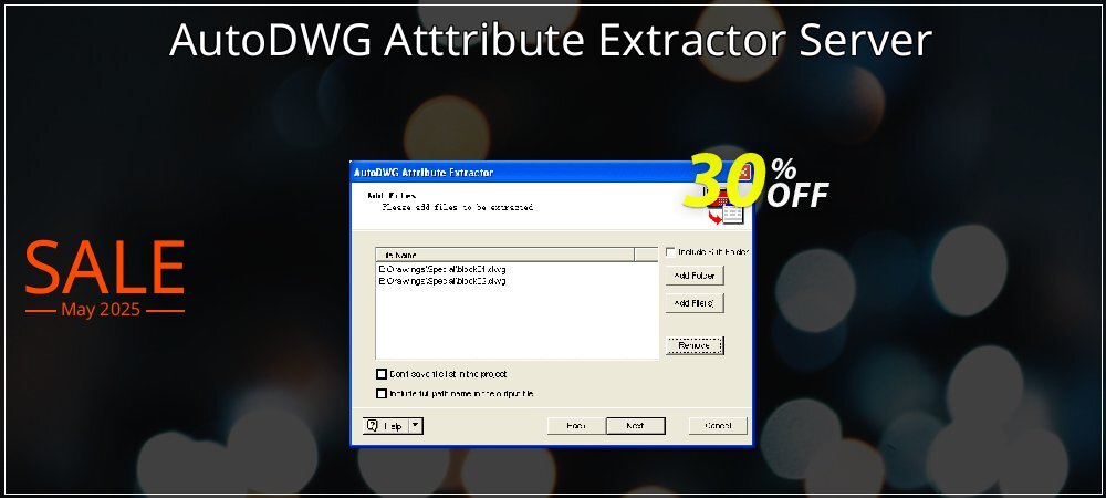 AutoDWG Atttribute Extractor Server coupon on National Pizza Party Day discounts