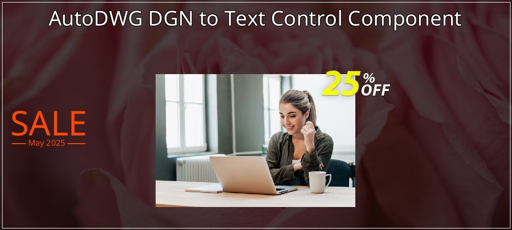 AutoDWG DGN to Text Control Component coupon on National Smile Day promotions