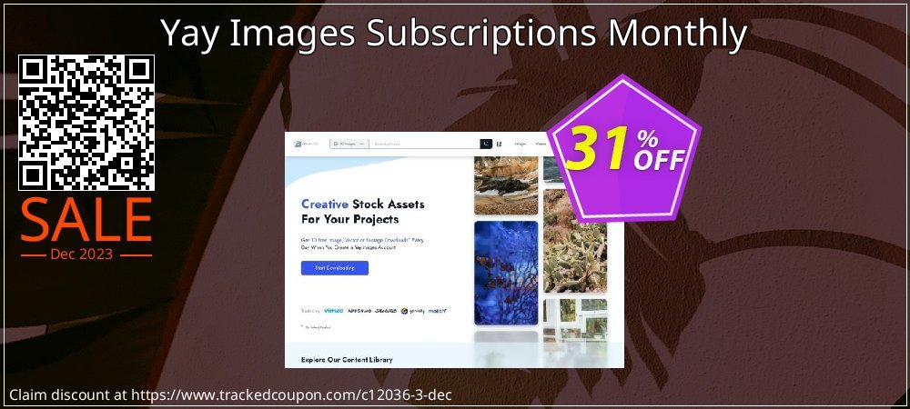 Yay Images Subscriptions Monthly coupon on Easter Day promotions