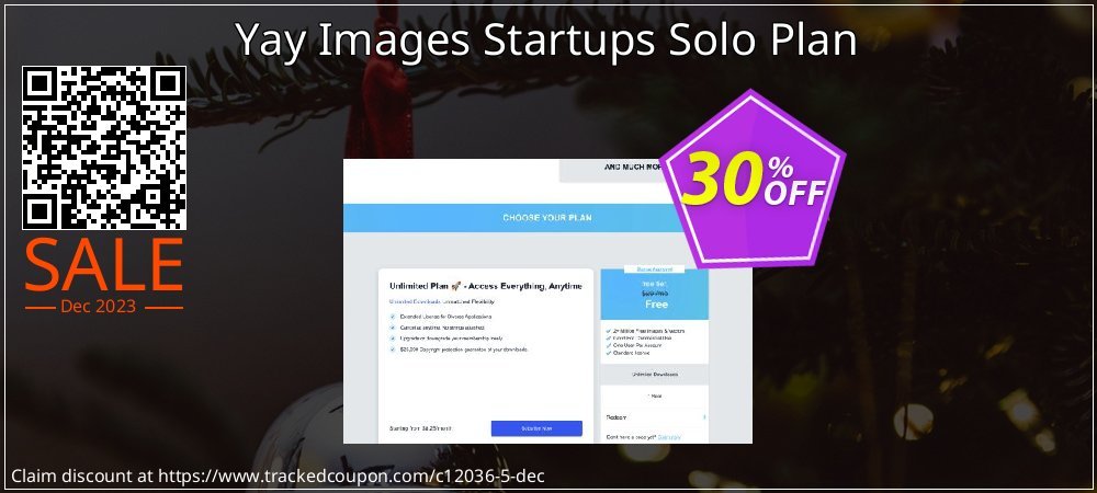 Yay Images Startups Solo Plan coupon on National Walking Day deals
