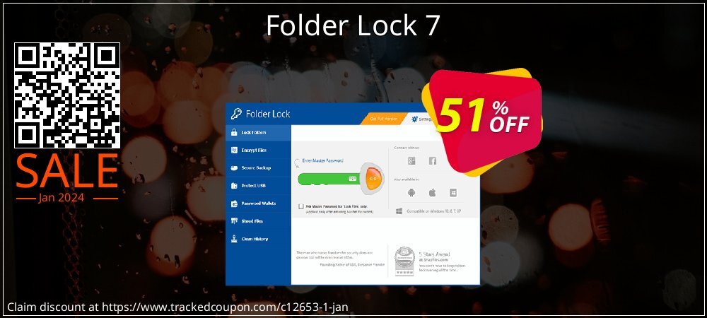 Folder Lock 7 coupon on World Party Day offer