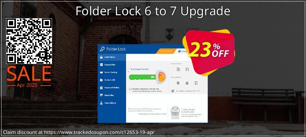 Folder Lock 6 to 7 Upgrade coupon on World Password Day discount