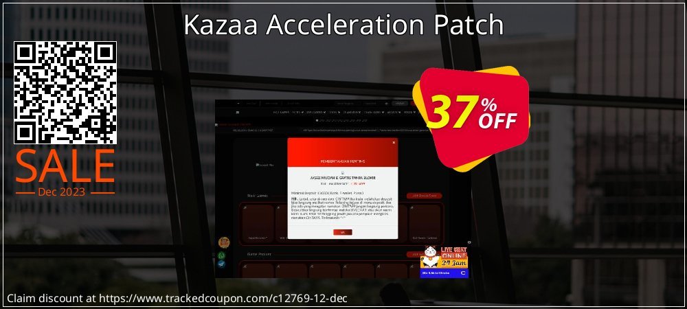 Kazaa Acceleration Patch coupon on April Fools' Day discount