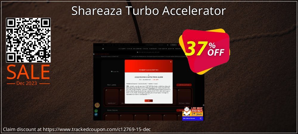 Shareaza Turbo Accelerator coupon on National Walking Day super sale