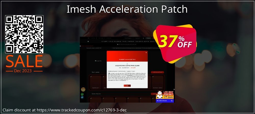 Imesh Acceleration Patch coupon on Virtual Vacation Day offer