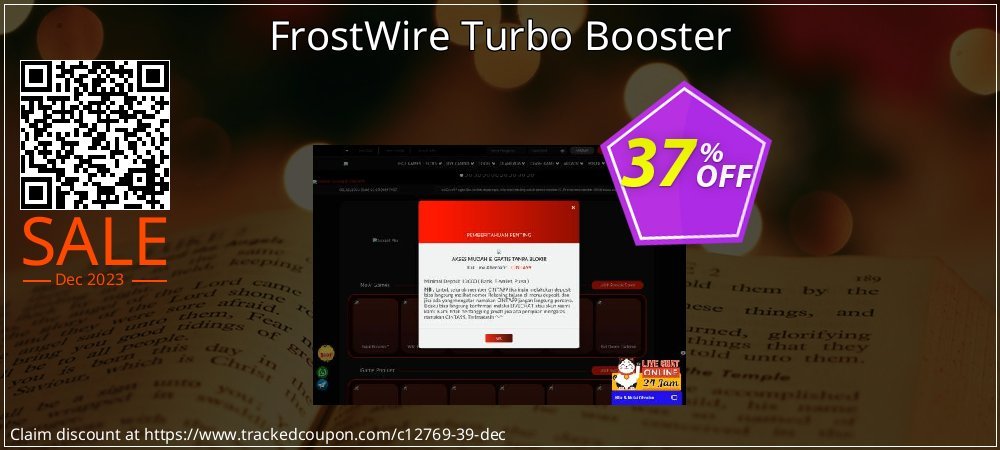 FrostWire Turbo Booster coupon on Tell a Lie Day discount