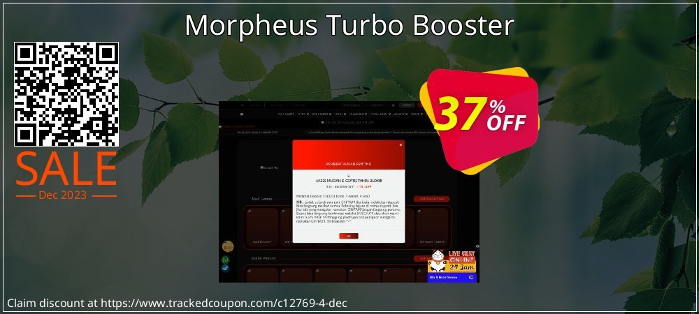 Morpheus Turbo Booster coupon on World Password Day offering sales