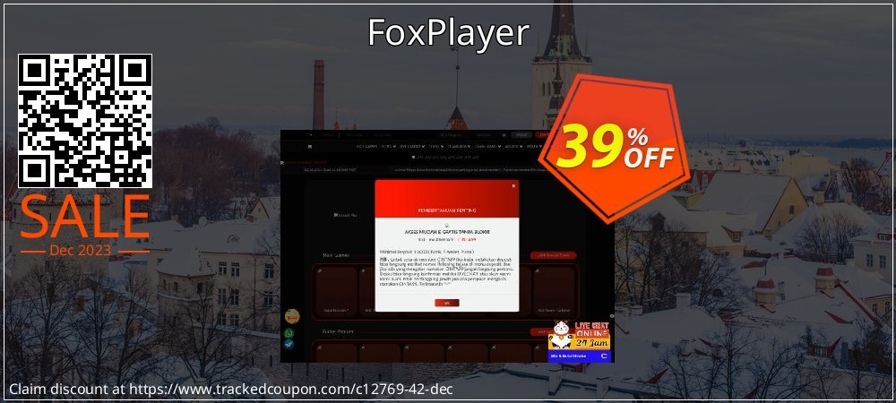 FoxPlayer coupon on Working Day discounts