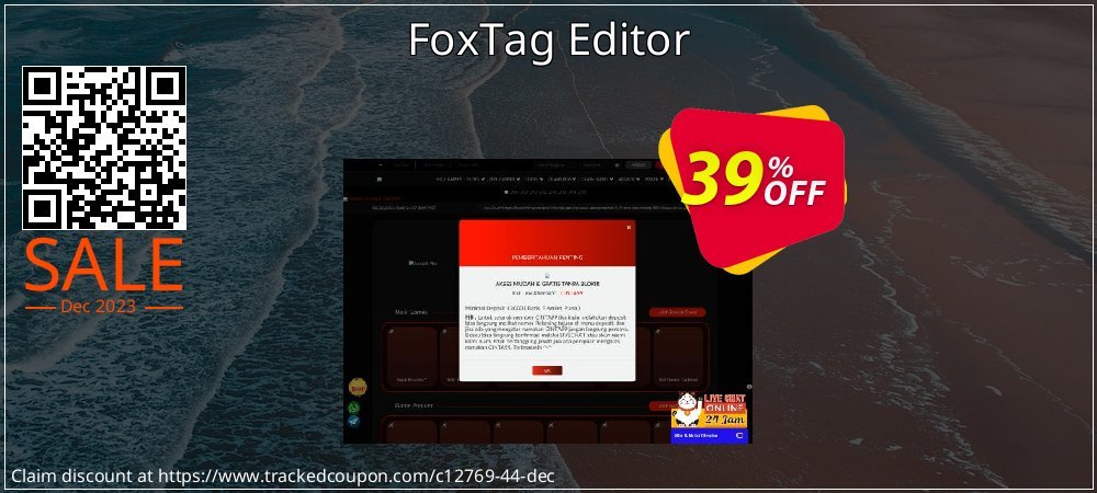 FoxTag Editor coupon on Tell a Lie Day promotions