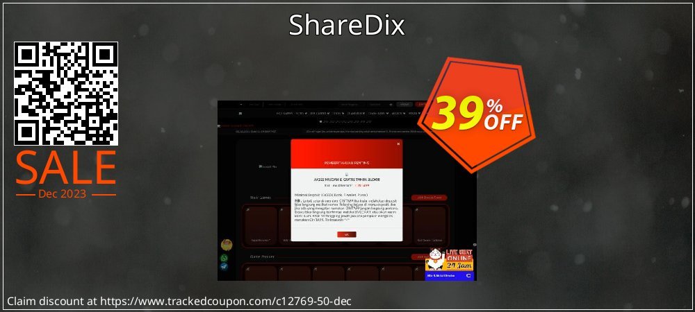 ShareDix coupon on World Backup Day offering discount