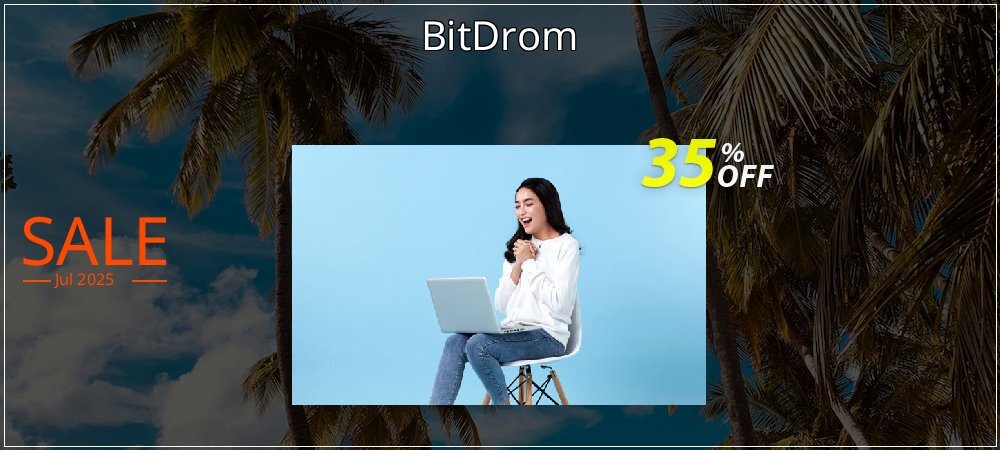 BitDrom coupon on World Party Day super sale