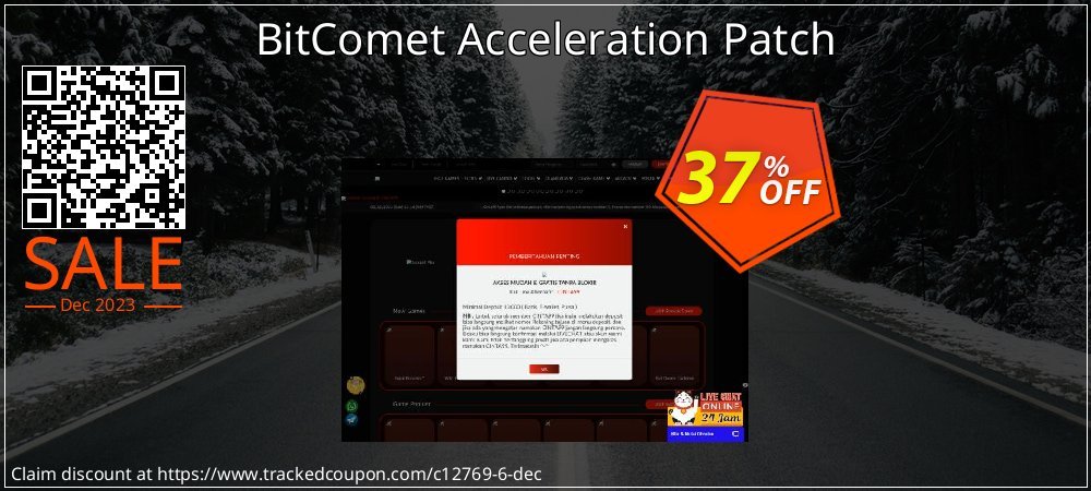 BitComet Acceleration Patch coupon on World Party Day super sale