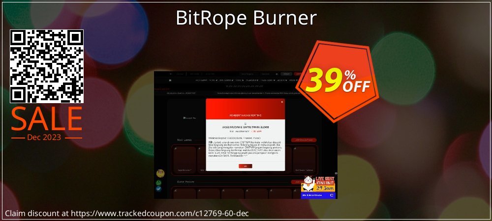 BitRope Burner coupon on National Walking Day super sale