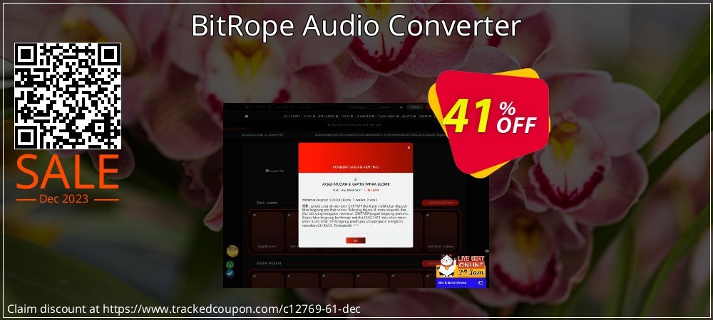 BitRope Audio Converter coupon on National Loyalty Day promotions