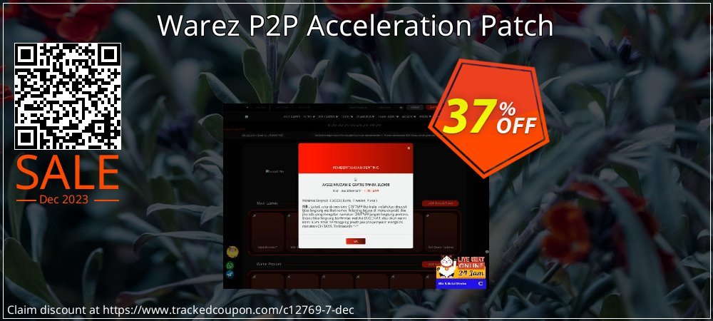 Warez P2P Acceleration Patch coupon on April Fools' Day discounts