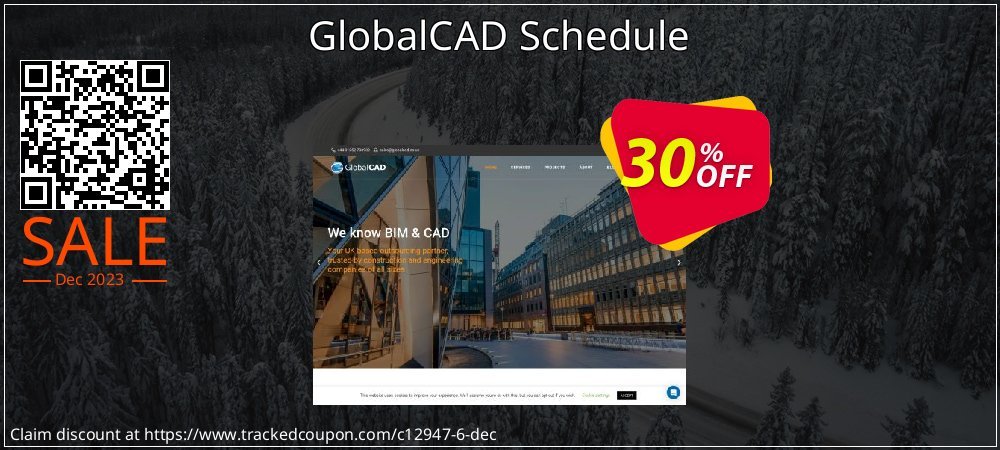 GlobalCAD Schedule coupon on Palm Sunday discount