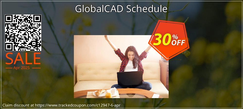 GlobalCAD Schedule coupon on Palm Sunday discount