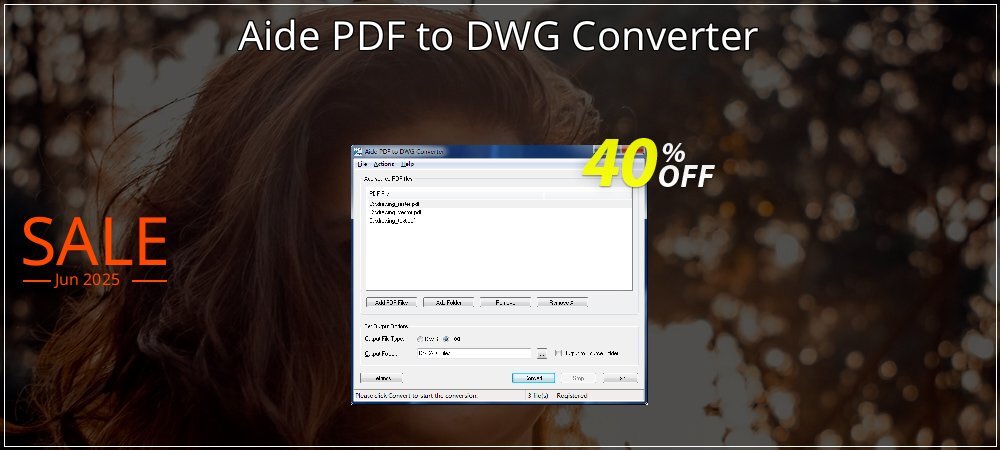 Aide PDF to DWG Converter coupon on Palm Sunday super sale