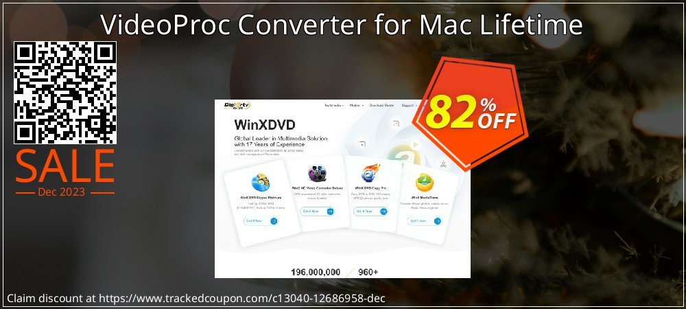 VideoProc Converter for Mac Lifetime coupon on New Year's Day sales