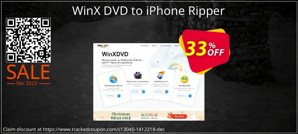 WinX DVD to iPhone Ripper coupon on Virtual Vacation Day deals