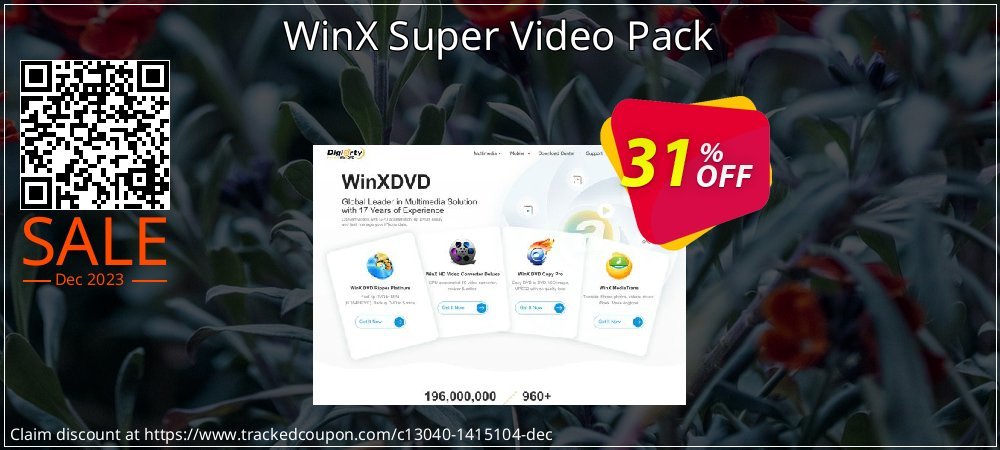 Get 30% OFF WinX Super Video Pack promo sales