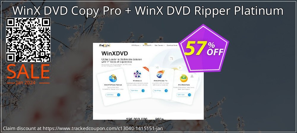 Get 57% OFF WinX DVD Copy Pro + WinX DVD Ripper Platinum offering sales