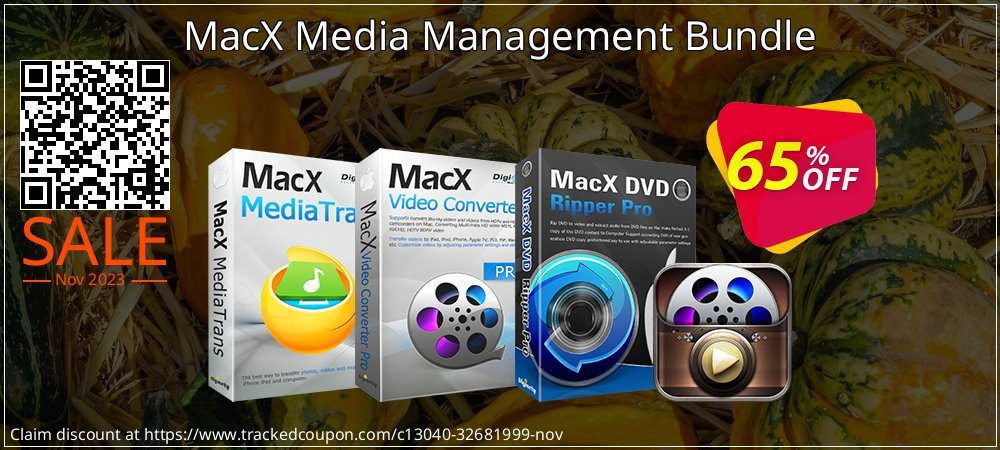 MacX Media Management Bundle coupon on National Smile Day offering discount