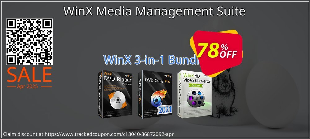 WinX Media Management Suite coupon on April Fools' Day offer