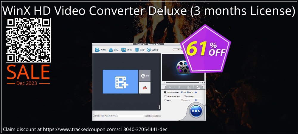 WinX HD Video Converter Deluxe - 3 months License  coupon on World Whisky Day discount