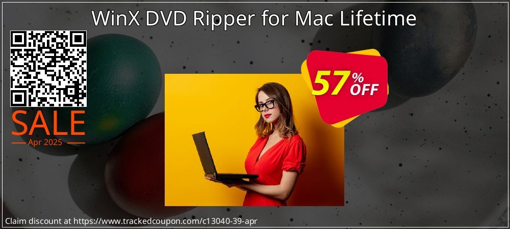 WinX DVD Ripper for Mac Lifetime coupon on National Smile Day offering sales