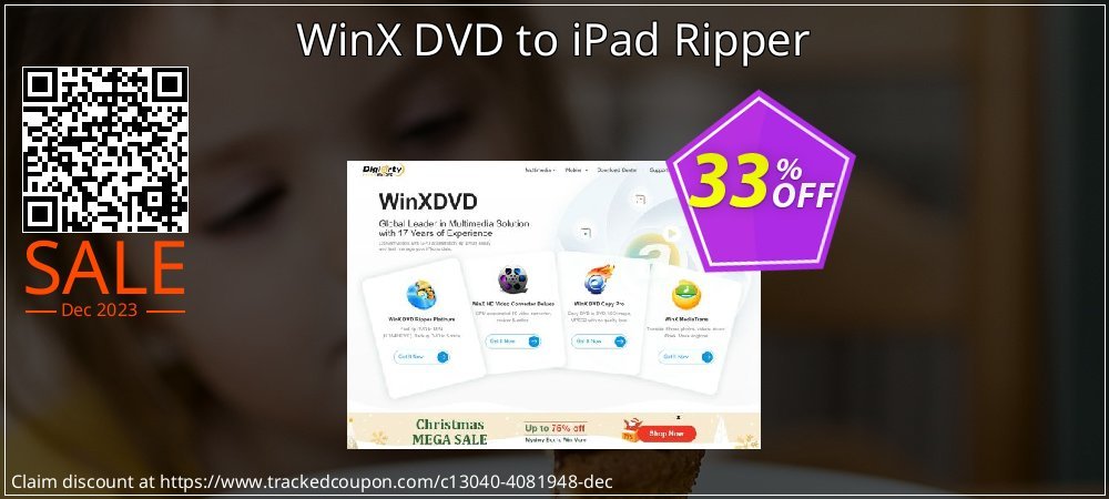 WinX DVD to iPad Ripper coupon on National Pizza Party Day sales