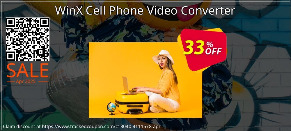 WinX Cell Phone Video Converter coupon on Virtual Vacation Day sales