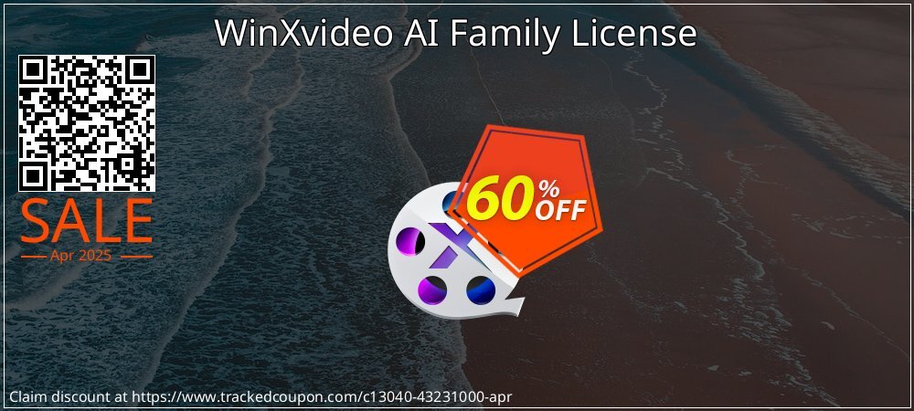 WinXvideo AI Family License coupon on Mother's Day super sale