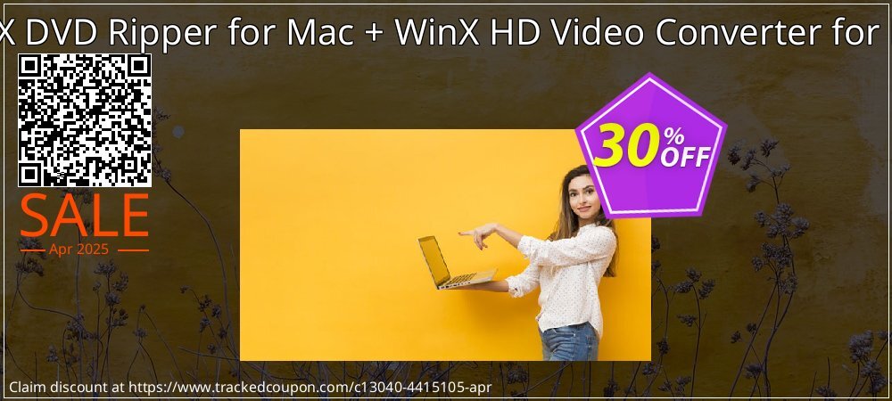 WinX DVD Ripper for Mac + WinX HD Video Converter for Mac coupon on National Walking Day discount