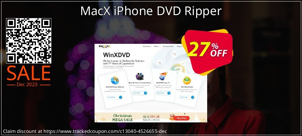 MacX iPhone DVD Ripper coupon on National Walking Day discounts