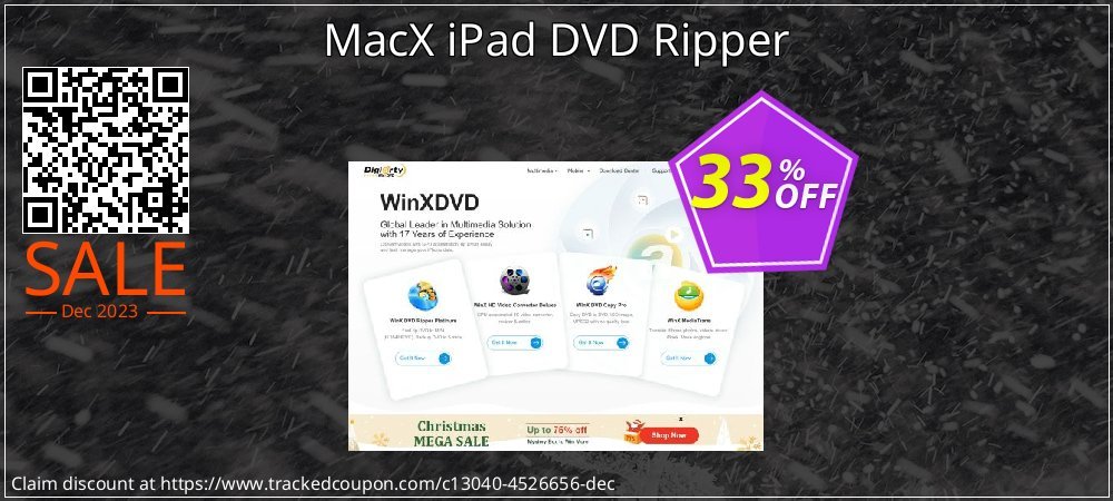 MacX iPad DVD Ripper coupon on Palm Sunday discounts