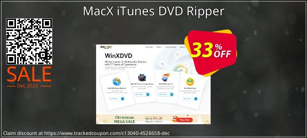 MacX iTunes DVD Ripper coupon on National Pizza Party Day offer
