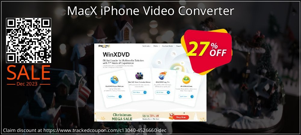 MacX iPhone Video Converter coupon on National Walking Day discount