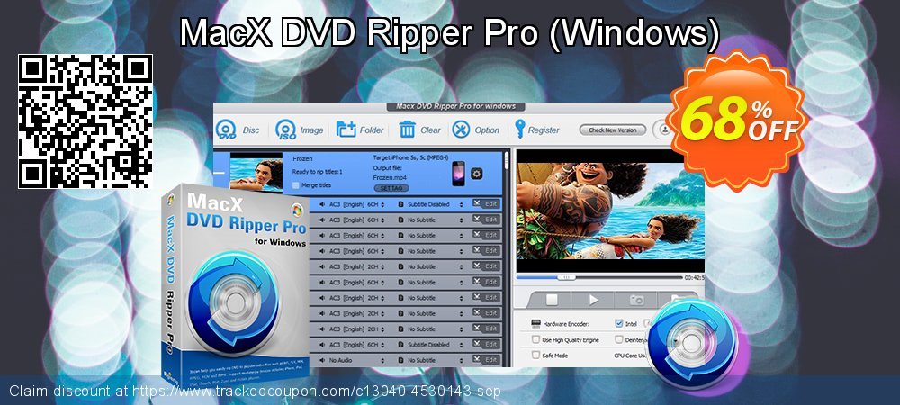 MacX DVD Ripper Pro for Windows coupon on Virtual Vacation Day discount