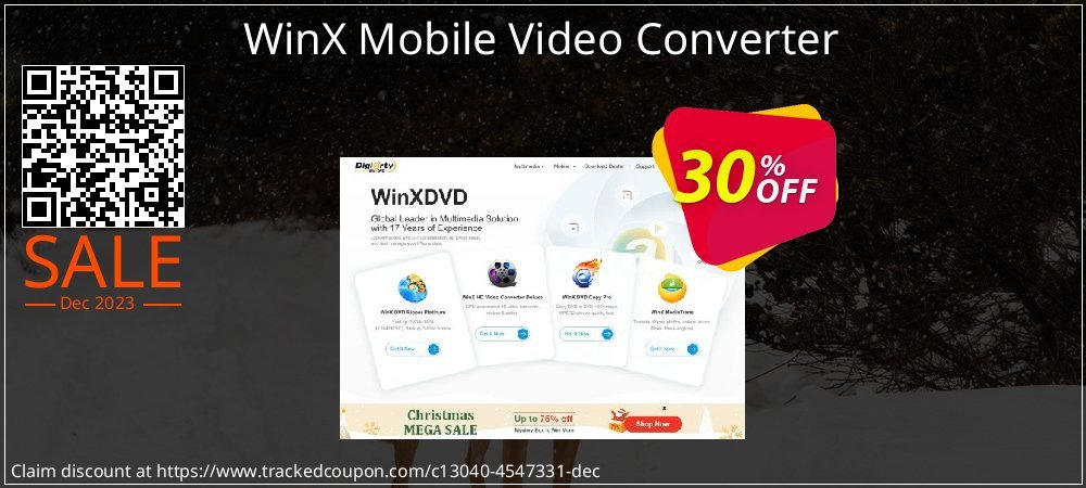 WinX Mobile Video Converter coupon on World Whisky Day offer