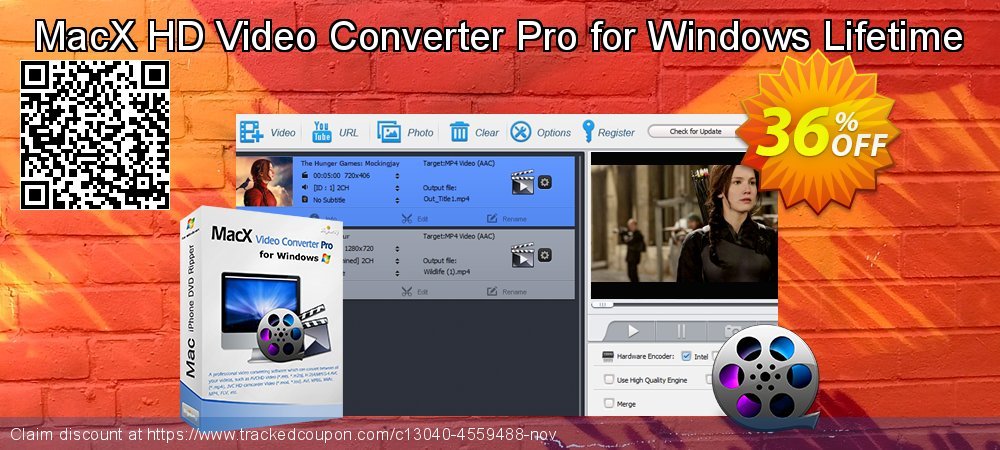 MacX HD Video Converter Pro for Windows 1-year coupon on Constitution Memorial Day deals