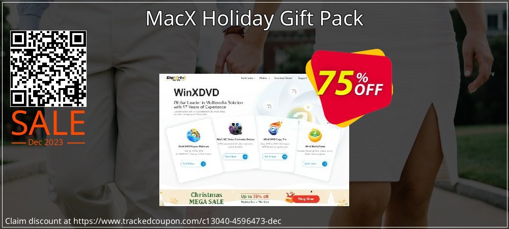 MacX Holiday Gift Pack coupon on National Pizza Party Day offering discount
