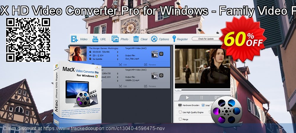 MacX HD Video Converter Pro for Windows 3-month coupon on National Walking Day super sale