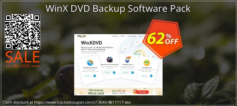 WinX DVD Backup Software Pack coupon on National Memo Day offer