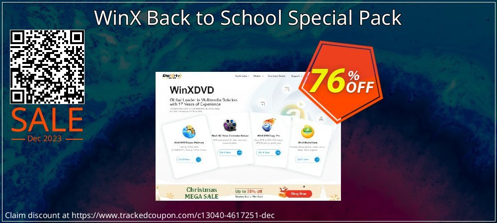 WinX 4-in-1 Bundle Lifetime License coupon on World Party Day sales