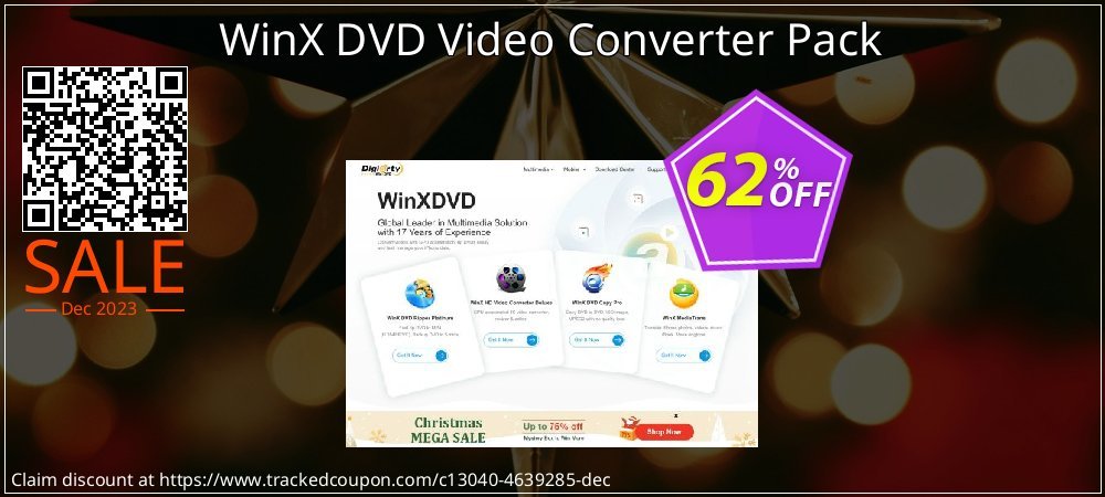 Get 62% OFF WinX DVD Video Converter Pack promotions