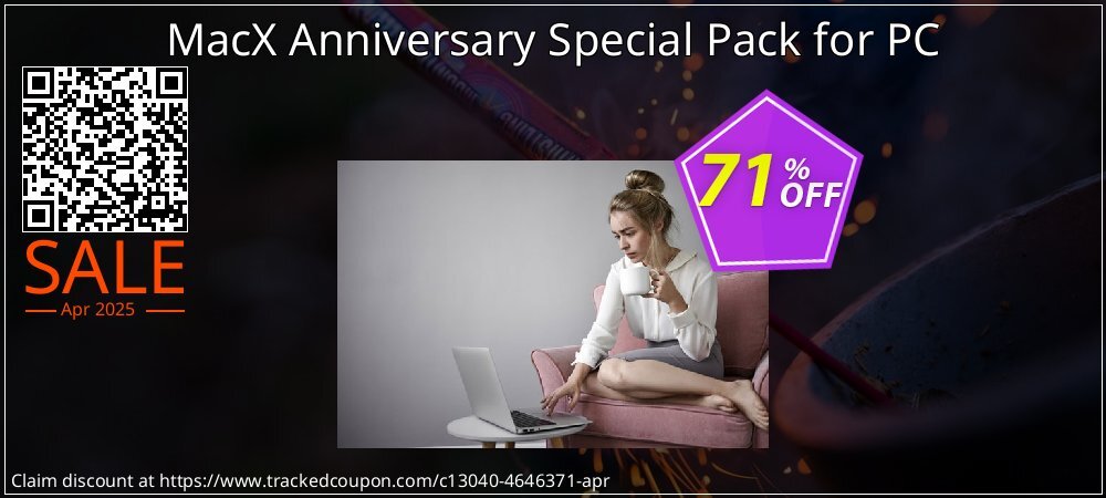 MacX Anniversary Special Pack for PC coupon on World Party Day offering sales