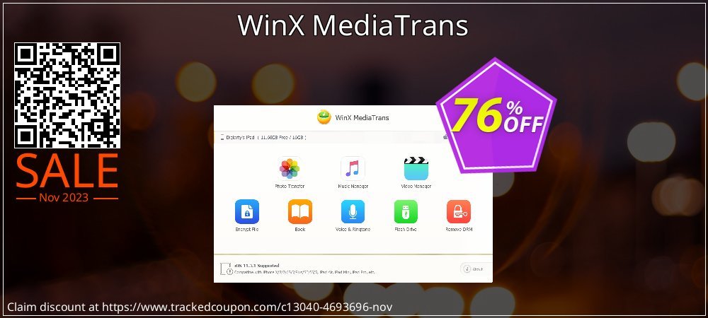 WinX MediaTrans coupon on Lover's Day super sale